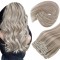 7pcs Ash Blonde Clip in Hair Extensions Add Hair Volume 7pcs Ash Blonde Clip in Hair Extensions Add Hair Volume