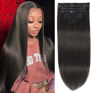 Clip in Hair Extensions Real Human Hair Clip ins Hair Extensions for Women 8pcs Clip in Hair Extensions Real Human Hair Clip ins Hair Extensions for Women 8pcs