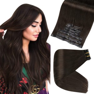 Seamless 8Pcs Real Hair Clip in Extensions Straight Pu Weft Brazilian Clip in Remy Hair Extensions Seamless 8Pcs Real Hair Clip in Extensions Straight Pu Weft Brazilian Clip in Remy Hair Extensions