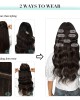 Chestnut Brown Clip in Hair Extensions Human Hair Extensions Chestnut Brown Clip in Hair Extensions Human Hair Extensions
