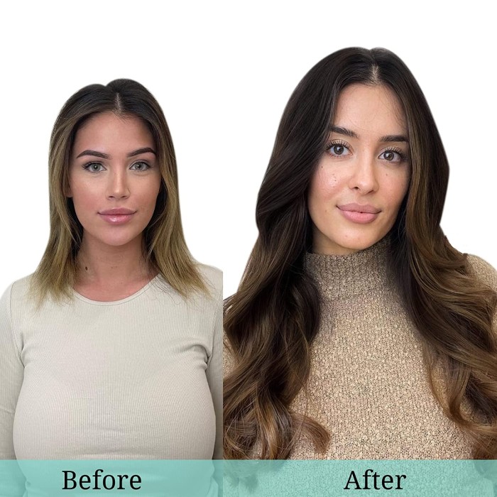 Chestnut Brown Clip in Hair Extensions Human Hair Extensions Chestnut Brown Clip in Hair Extensions Human Hair Extensions
