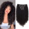 26 inch Kinky Curly Clip In Hair Extension, 140g Double Weft Full Head 26 inch Kinky Curly Clip In Hair Extension, 140g Double Weft Full Head