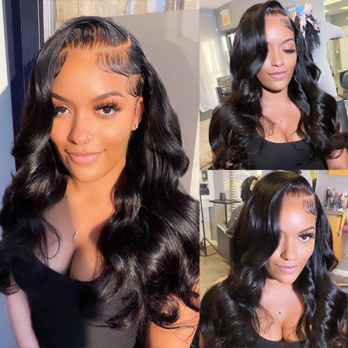 Body Wave 13x4 Frontal Undetectable HD Lace Long Wig 100% Human Hair Body Wave 13x4 Frontal Undetectable HD Lace Long Wig 100% Human Hair