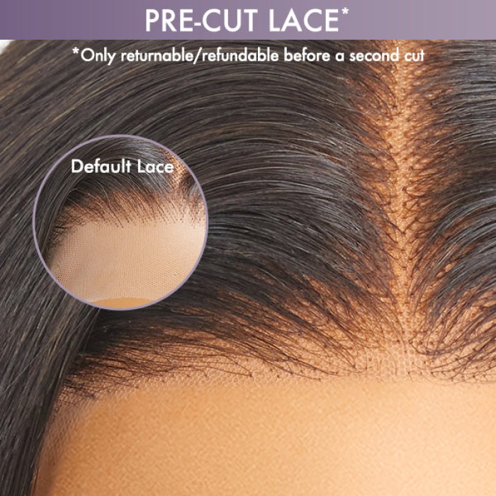 Limited Design Layered Body Wave With Bangs 5x5 Closure Lace Glueless C Part Long Wig 100% Human Hair Limited Design Layered Body Wave With Bangs 5x5 Closure Lace Glueless C Part Long Wig 100% Human Hair