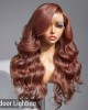 Limited Design Reddish Brown Loose Body Wave 13x4 Frontal Lace C Part Long Wig 100% Human Hair Limited Design Reddish Brown Loose Body Wave 13x4 Frontal Lace C Part Long Wig 100% Human Hair