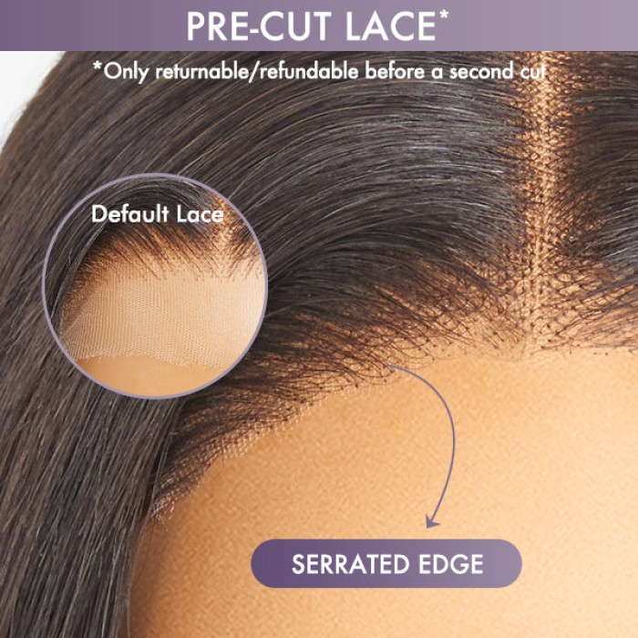 Limited Design Aila Ginger Highlight 5x5 Closure HD Lace Glueless Mid Part Long Wig 100& Human Hair Limited Design Aila Ginger Highlight 5x5 Closure HD Lace Glueless Mid Part Long Wig 100& Human Hair