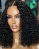 Kinky Curly 5x5 Closure HD Lace Glueless Mid Part Short Wig 100% Human Hair Kinky Curly 5x5 Closure HD Lace Glueless Mid Part Short Wig 100% Human Hair
