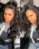 Full Lace Cap Classy Natural Black Body Wave Free Parting Long Wig 100% Human Hair Full Lace Cap Classy Natural Black Body Wave Free Parting Long Wig 100% Human Hair