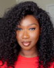 Natural Black Deep Wave Minimalist HD Lace C Part Long Wig 100% Human Hair Natural Black Deep Wave Minimalist HD Lace C Part Long Wig 100% Human Hair