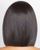 Beginner Friendly Straight Bob 5×5 Lace Glueless Left C Part Short 100% Human Hair Wig With Bangs Beginner Friendly Straight Bob 5×5 Lace Glueless Left C Part Short 100% Human Hair Wig With Bangs