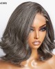 Salt & Pepper Loose Wave Beginner Friendly Glueless 4x4 Closure Lace Wig 100% Human Hair Salt & Pepper Loose Wave Beginner Friendly Glueless 4x4 Closure Lace Wig 100% Human Hair
