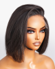 Asymmetric Bob Minimalist HD Lace Glueless C Part Short Wig 100% Human Hair Asymmetric Bob Minimalist HD Lace Glueless C Part Short Wig 100% Human Hair