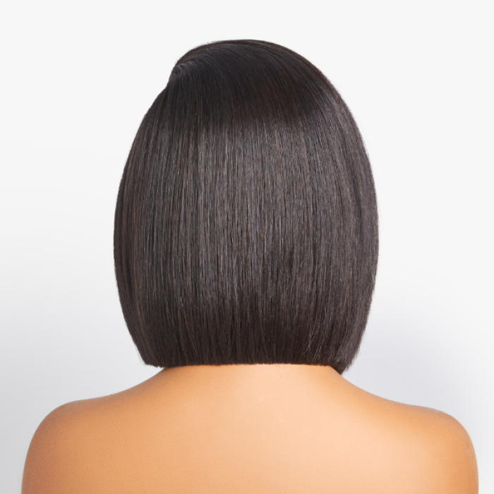 Asymmetric Bob Minimalist HD Lace Glueless C Part Short Wig 100% Human Hair Asymmetric Bob Minimalist HD Lace Glueless C Part Short Wig 100% Human Hair