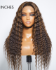 Boho-Chic Flowy Bohemian Curly 5×5 Closure Lace Glueless Mid Part Long Wig 100% Human Hair Boho-Chic Flowy Bohemian Curly 5×5 Closure Lace Glueless Mid Part Long Wig 100% Human Hair