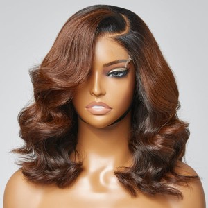 Limited Design  Ombre Brown C Part Loose Wave Glueless 5x5 Closure Undetectable HD Lace Wig 100% Virgin Human Hair Limited Design  Ombre Brown C Part Loose Wave Glueless 5x5 Closure Undetectable HD Lace Wig 100% Virgin Human Hair