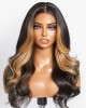 Blonde Highlight Big Loose Wave 5x5 Closure HD Lace Glueless Mid Part Wig 100% Human Hair Blonde Highlight Big Loose Wave 5x5 Closure HD Lace Glueless Mid Part Wig 100% Human Hair
