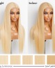 Easily Redyed 613 Silky Straight 5x5 Closure HD Lace Glueless Mid Part Long Wig 100% Human Hair Easily Redyed 613 Silky Straight 5x5 Closure HD Lace Glueless Mid Part Long Wig 100% Human Hair