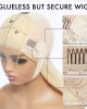 Easily Redyed 613 Silky Straight 5x5 Closure HD Lace Glueless Mid Part Long Wig 100% Human Hair Easily Redyed 613 Silky Straight 5x5 Closure HD Lace Glueless Mid Part Long Wig 100% Human Hair