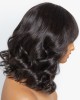 Glueless Beginner Friendly Soft Wavy Curls Bob Wig With Bangs 100% Human Hair Glueless Beginner Friendly Soft Wavy Curls Bob Wig With Bangs 100% Human Hair