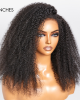 4C Edges Realistic Kinky Edges Afro Curly 13x4 Frontal HD Lace Free Part Long Wig 100% Human Hair 4C Edges Realistic Kinky Edges Afro Curly 13x4 Frontal HD Lace Free Part Long Wig 100% Human Hair
