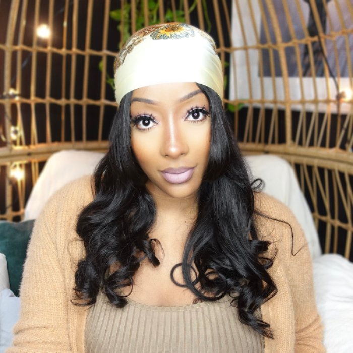 Natural Black Loose Wave Minimalist HD Lace Glueless Long Wig With Bangs 100% Human Hair Natural Black Loose Wave Minimalist HD Lace Glueless Long Wig With Bangs 100% Human Hair