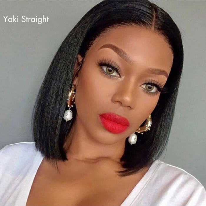 Put On & Go Straight Bob Minimalist HD Lace Glueless Mid Part Short Wig 100% Human Hair Put On & Go Straight Bob Minimalist HD Lace Glueless Mid Part Short Wig 100% Human Hair