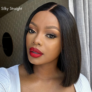 Put On & Go Straight Bob Minimalist HD Lace Glueless Mid Part Short Wig 100% Human Hair Put On & Go Straight Bob Minimalist HD Lace Glueless Mid Part Short Wig 100% Human Hair