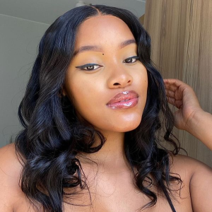 Natural Black Loose Wave Minimalist HD Lace Mid Part Glueless Long Wig 100% Human Hair Natural Black Loose Wave Minimalist HD Lace Mid Part Glueless Long Wig 100% Human Hair