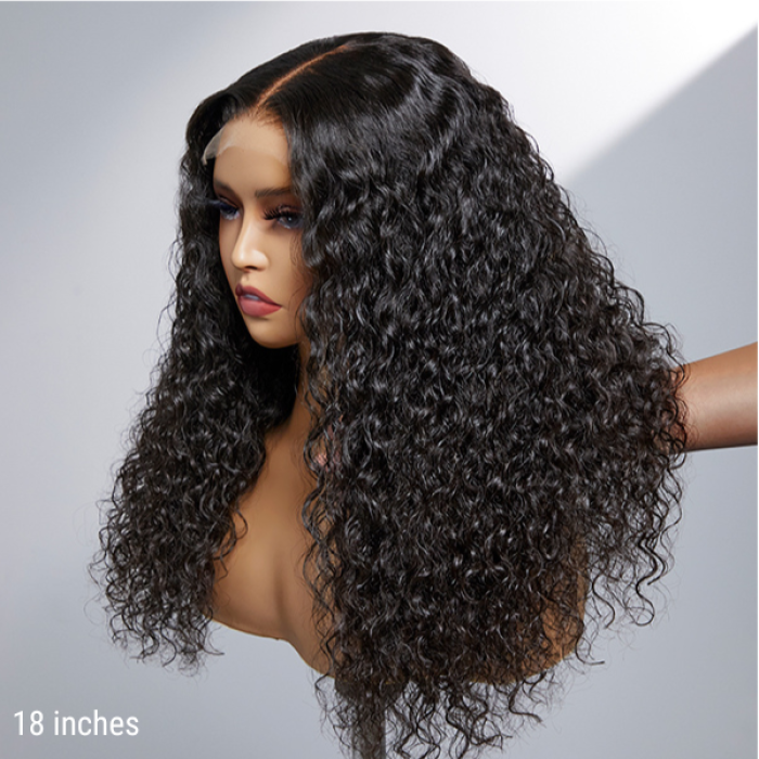 180% or 200% Density Water Wave 5x5 Closure HD Lace Glueless Long Wig 100% Human Hair 180% or 200% Density Water Wave 5x5 Closure HD Lace Glueless Long Wig 100% Human Hair
