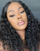Leisure Style Water Wave 4x4 Closure Lace Glueless Mid Part Long Wig 100% Human Hair Leisure Style Water Wave 4x4 Closure Lace Glueless Mid Part Long Wig 100% Human Hair