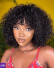 Beginner Friendly Water Wave Minimalist Lace Glueless Short Wig With Bangs 100% Human Hair Beginner Friendly Water Wave Minimalist Lace Glueless Short Wig With Bangs 100% Human Hair