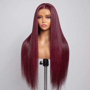 Mystery Mulberry Silky Straight 4x4 Closure Lace Glueless Wig Mystery Mulberry Silky Straight 4x4 Closure Lace Glueless Wig