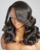 Limited Design Layered Body Wave With Bangs 5x5 Closure Lace Glueless C Part Long Wig 100% Human Hair Limited Design Layered Body Wave With Bangs 5x5 Closure Lace Glueless C Part Long Wig 100% Human Hair