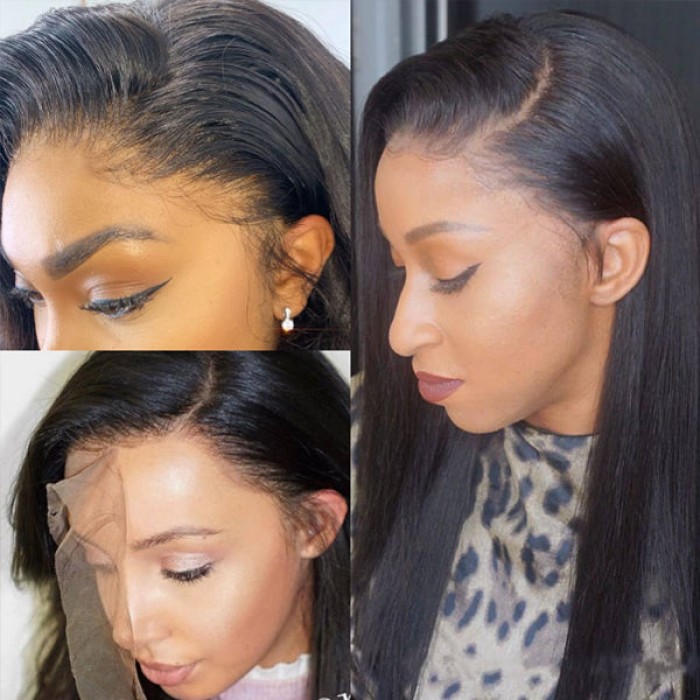 Silky Straight 13x4 Frontal Undetectable HD Lace Long Wig 100% Human Hair Silky Straight 13x4 Frontal Undetectable HD Lace Long Wig 100% Human Hair