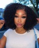 Afro Kinky Curly 5x5 Closure Lace Glueless S Part Shoulder Length Wig 100% Human Hair Afro Kinky Curly 5x5 Closure Lace Glueless S Part Shoulder Length Wig 100% Human Hair