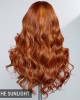 Limited Design Aila Ginger Highlight 5x5 Closure HD Lace Glueless Mid Part Long Wig 100& Human Hair Limited Design Aila Ginger Highlight 5x5 Closure HD Lace Glueless Mid Part Long Wig 100& Human Hair