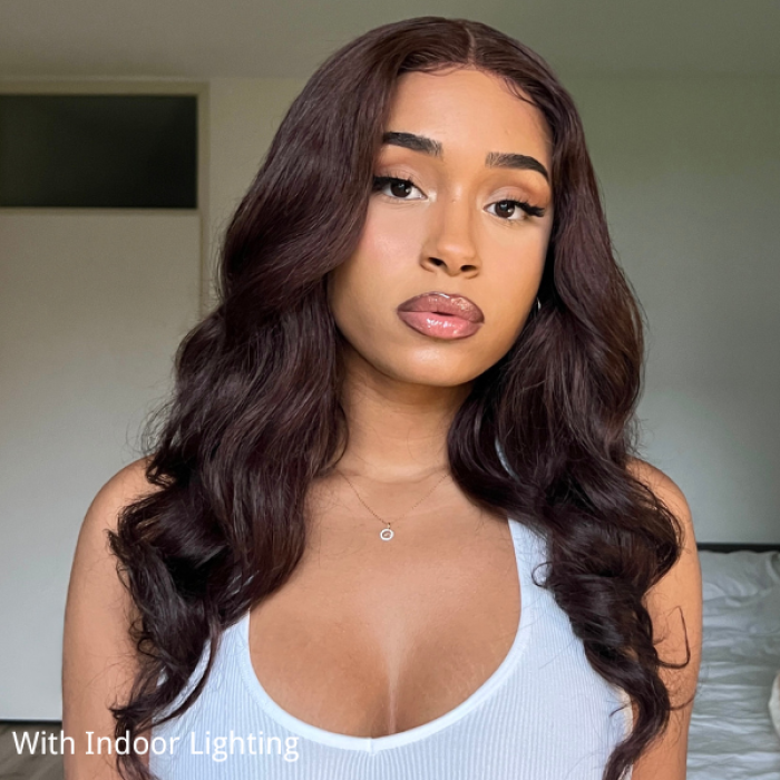 Chestnut Brown Loose Wave 5x5 Closure Lace Glueless Long Mid Part Long Wig 100% Human Hair Chestnut Brown Loose Wave 5x5 Closure Lace Glueless Long Mid Part Long Wig 100% Human Hair