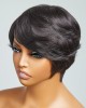 Clean & Neat Mature Boss Style Glueless Short Wig with Bangs 100% Human Hair Clean & Neat Mature Boss Style Glueless Short Wig with Bangs 100% Human Hair