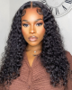 Leisure Style Water Wave 4x4 Closure Lace Glueless Mid Part Long Wig 100% Human Hair Leisure Style Water Wave 4x4 Closure Lace Glueless Mid Part Long Wig 100% Human Hair
