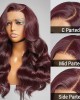Chic Dark Burgundy 99J Body Wave 5x5 Closure Lace Glueless Wig 100% Human Hair Chic Dark Burgundy 99J Body Wave 5x5 Closure Lace Glueless Wig 100% Human Hair
