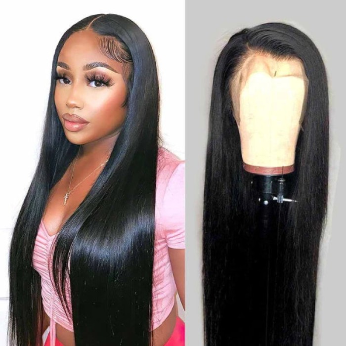 Silky Straight 13x4 Frontal Undetectable HD Lace Long Wig 100% Human Hair Silky Straight 13x4 Frontal Undetectable HD Lace Long Wig 100% Human Hair
