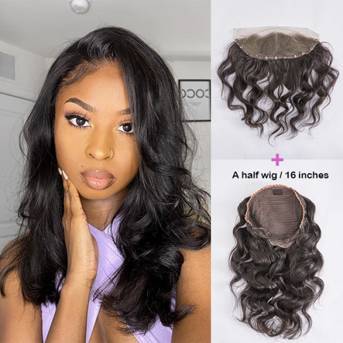 Detachable 13x4 Lace Frontal Wig Length Switched Arbitrarily Free Combination Detachable 13x4 Lace Frontal Wig Length Switched Arbitrarily Free Combination