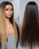 Blonde Highlights Straight Undetectable Transparent 13x4 Lace Frontal Wig Blonde Highlights Straight Undetectable Transparent 13x4 Lace Frontal Wig