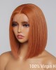 Beginner Friendly Sugar Maple 4x4 Closure Lace Glueless Mid Part Bob Wig 100% Human Hair Beginner Friendly Sugar Maple 4x4 Closure Lace Glueless Mid Part Bob Wig 100% Human Hair