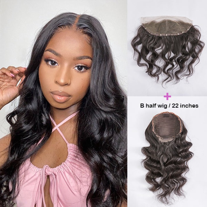 Detachable 13x4 Lace Frontal Wig Length Switched Arbitrarily Free Combination Detachable 13x4 Lace Frontal Wig Length Switched Arbitrarily Free Combination