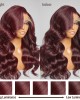 Chic Dark Burgundy 99J Body Wave 5x5 Closure Lace Glueless Wig 100% Human Hair Chic Dark Burgundy 99J Body Wave 5x5 Closure Lace Glueless Wig 100% Human Hair