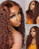 Casual Reddish Brown Curly 5x5 Closure Lace Glueless Mid Part Long Wig 100% Human Hair Casual Reddish Brown Curly 5x5 Closure Lace Glueless Mid Part Long Wig 100% Human Hair