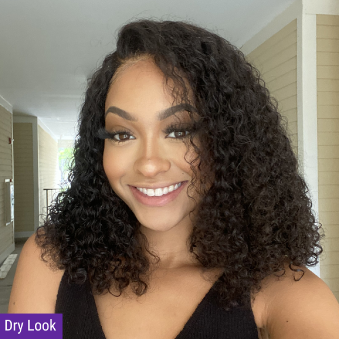 Kinky Curly 5x5 Closure HD Lace Glueless Mid Part Short Wig 100% Human Hair Kinky Curly 5x5 Closure HD Lace Glueless Mid Part Short Wig 100% Human Hair