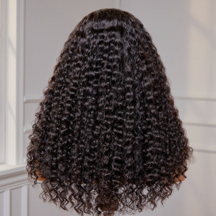 Deep Wave 5×5 Closure HD Lace Glueless Mid Part Long Wig 100% Human Hair Deep Wave 5×5 Closure HD Lace Glueless Mid Part Long Wig 100% Human Hair