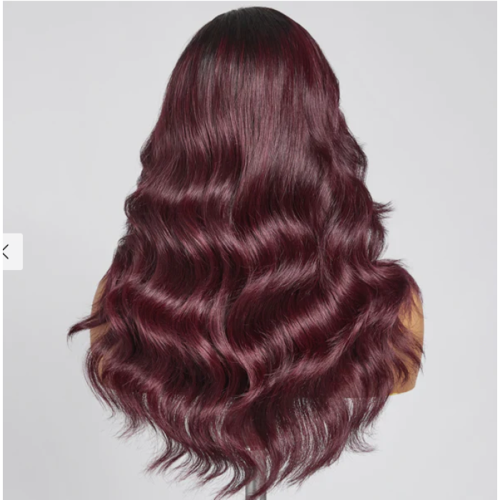 Chic Dark Burgundy 99J Body Wave 5x5 Closure Lace Glueless Wig 100% Human Hair Chic Dark Burgundy 99J Body Wave 5x5 Closure Lace Glueless Wig 100% Human Hair